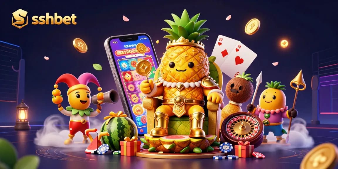 Experience the excitement of sshbet with vibrant, cartoon casino characters and thrilling game elements.