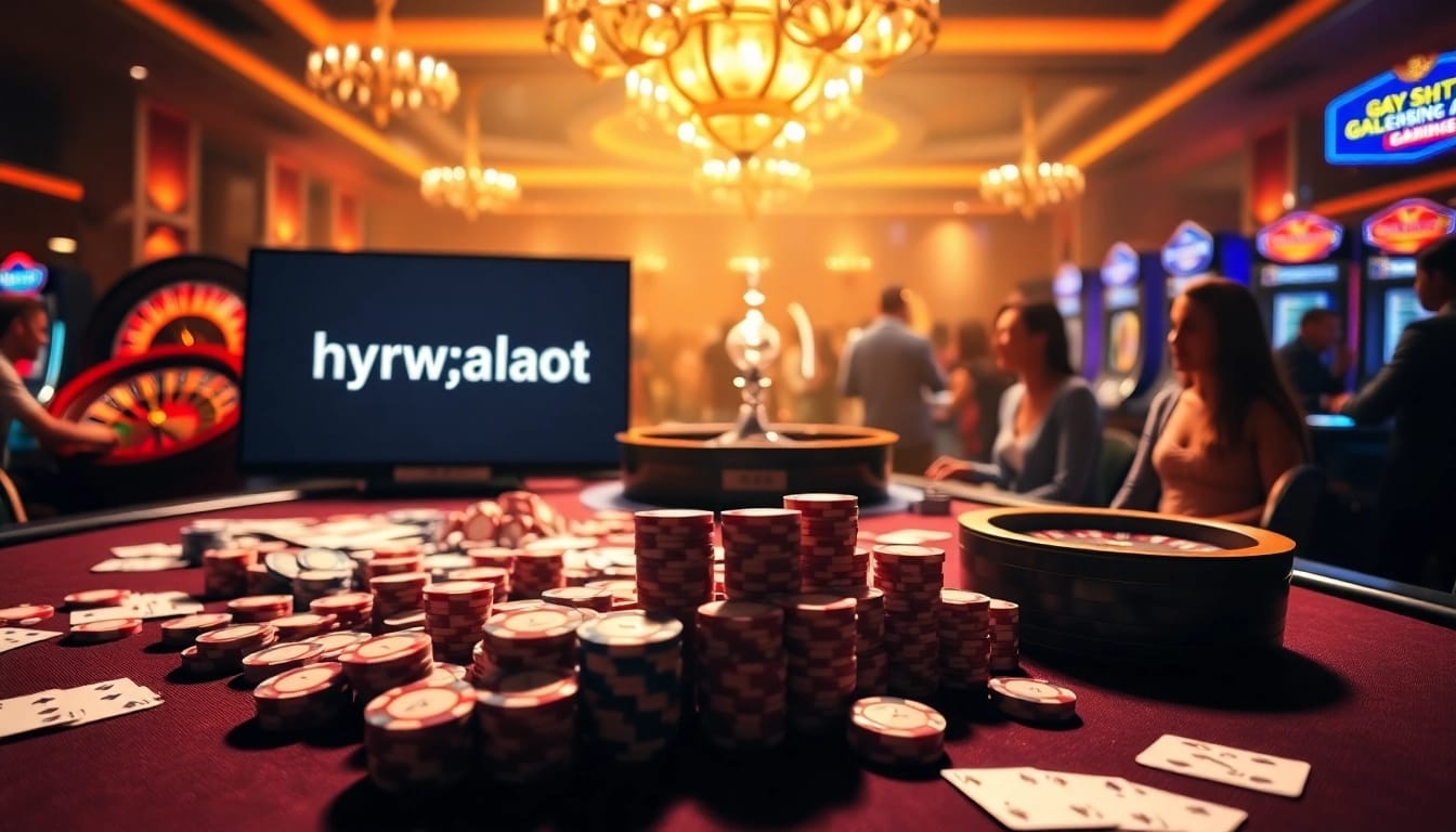 Experience the thrill of betting at https://ga888.at with colorful casino tables, cards, and roulette.