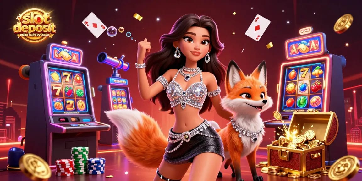 Experience thrilling gameplay at slot deposit pulsa tanpa potongan featuring vibrant casino visuals and dynamic gaming elements.