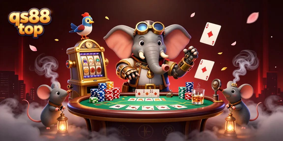 Các nhân vật sôi động chơi game tại qs88 top, tô điểm hình ảnh với các yếu tố sòng bạc phong phú.