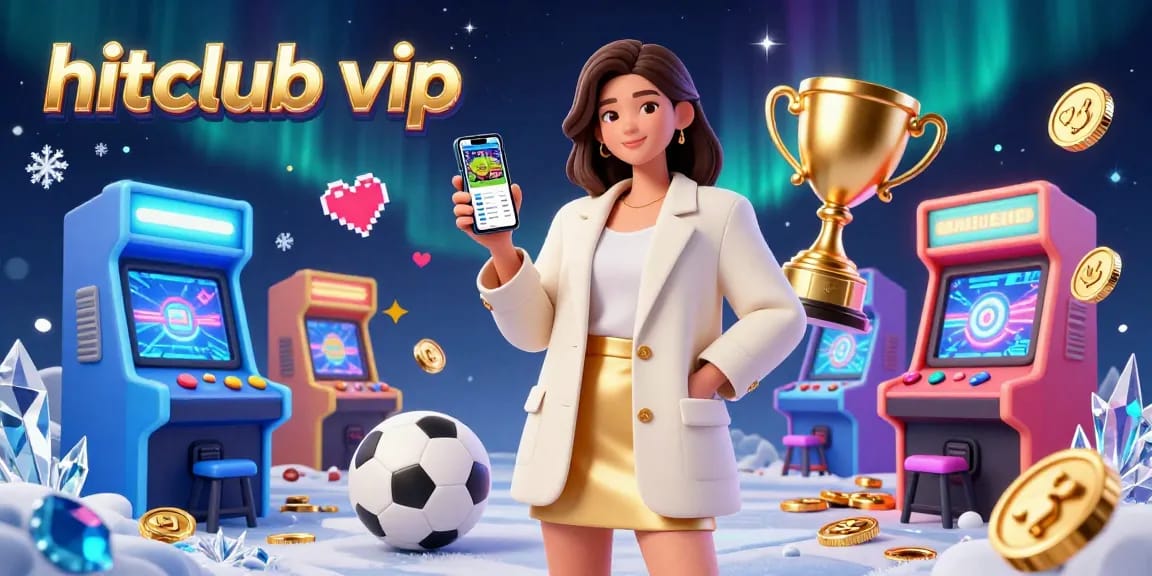 Experience engaging gameplay with hitclub vip's exciting sports betting app showcased by a stylish Asian woman.