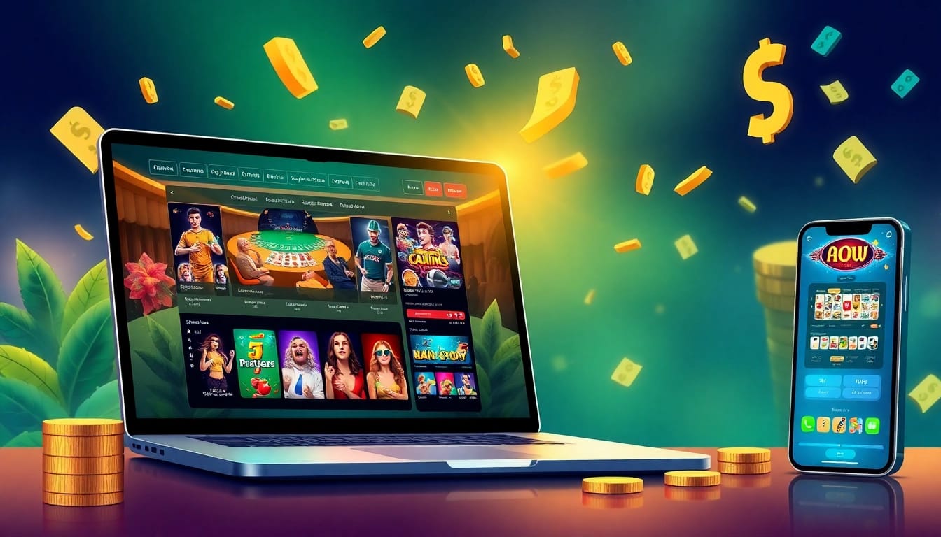 nhà cái 8s online gaming interface with vibrant casino elements