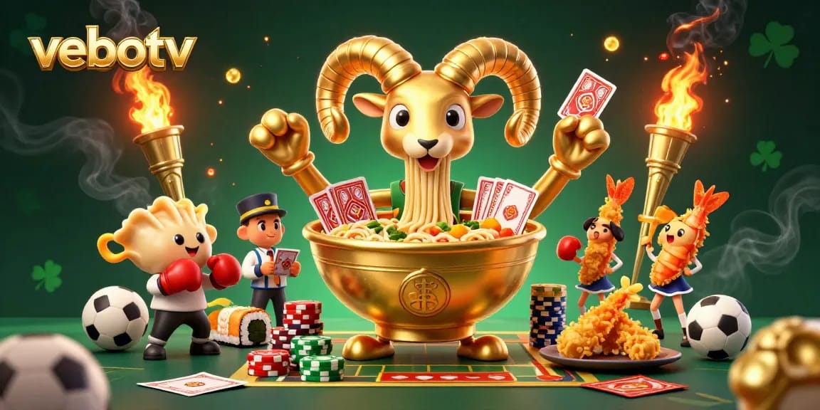 Experience vebotv live sports betting excitement with our cartoon characters in a vibrant illustration.
