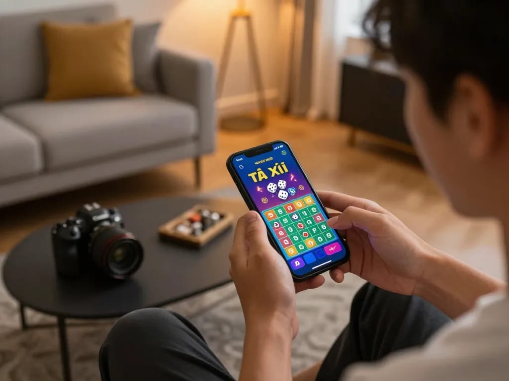 Engaging session on app tài xỉu online uy tín showcasing dynamic dice animations in a cozy living room
