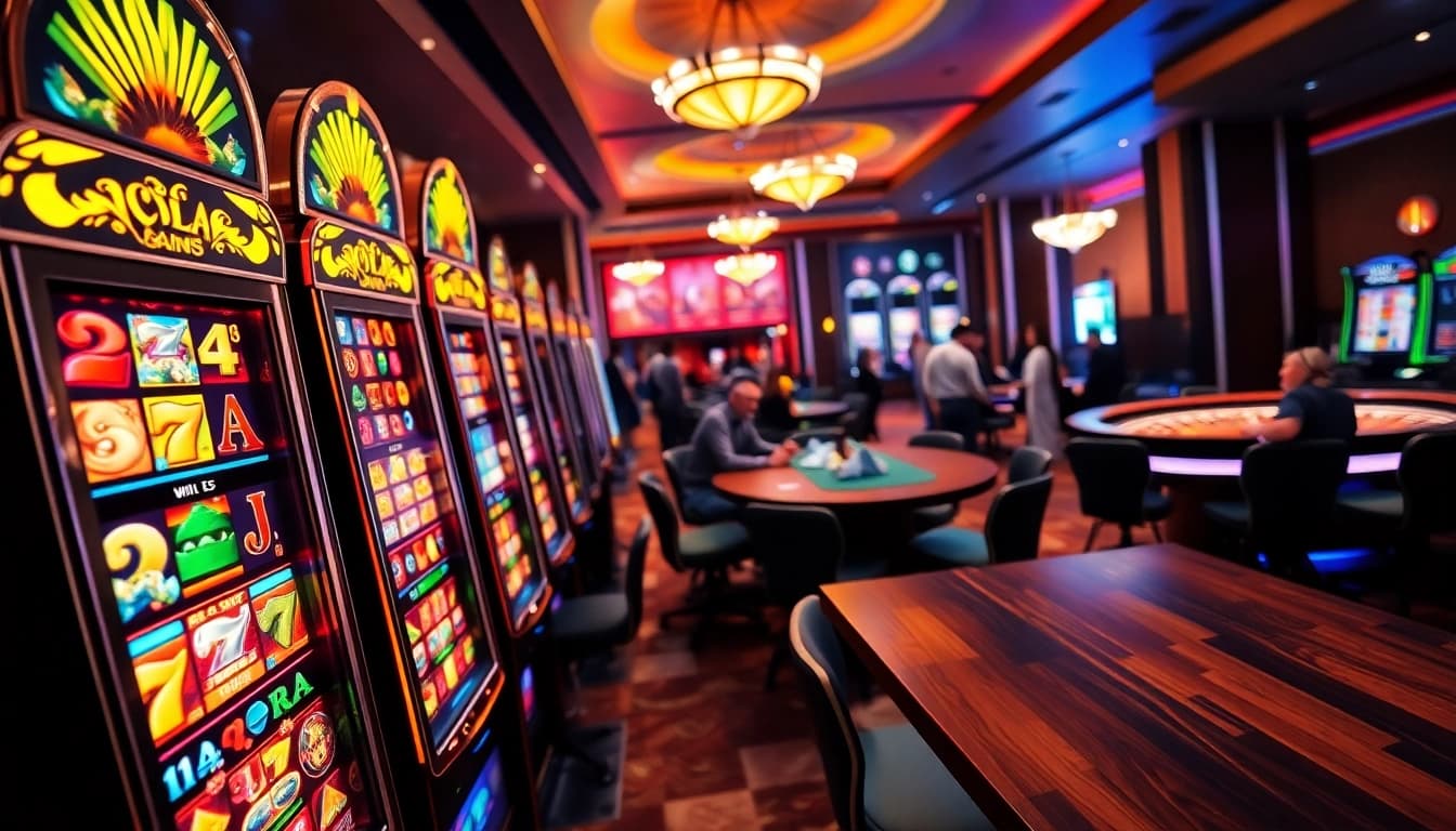 Experience excitement with vibrant slot machines and roulette at an online casino Singapore venue.