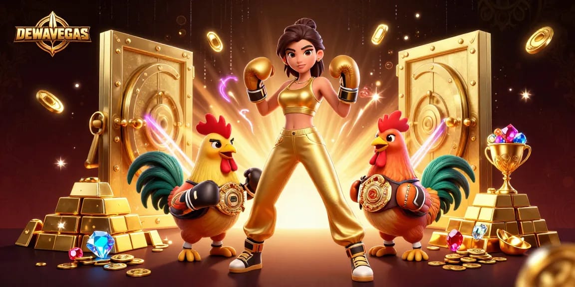 Experience thrilling wins at DEWAVEGAS with an electrifying 3D casino illustration featuring exciting game elements.