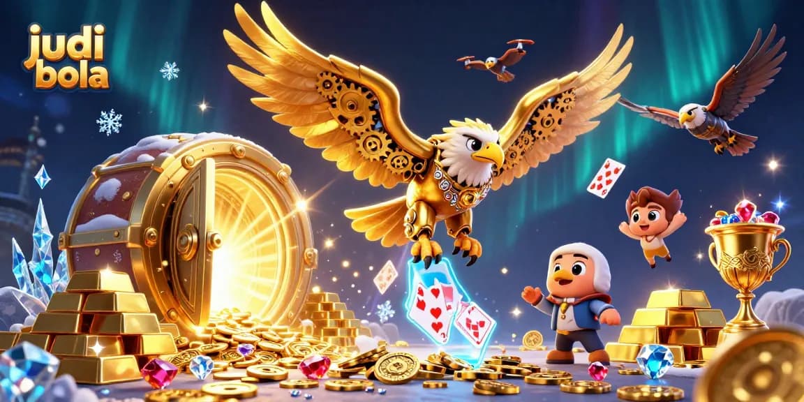 Bet on judi bola with stunning visuals of golden eagles and treasure to amplify your gaming experience.