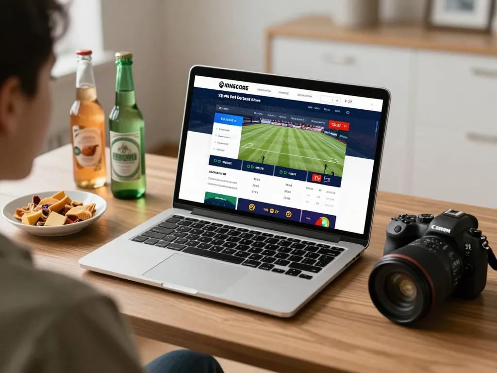 IDNSCORE enabling a thrilling online sports betting experience from the comfort of home with engaging interface.