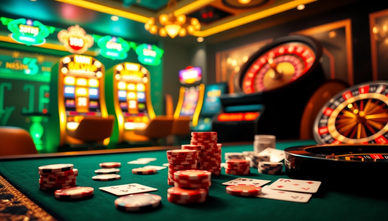 Experience thrilling gameplay at 68VIP.COM with vibrant casino tables and high-stakes poker action.