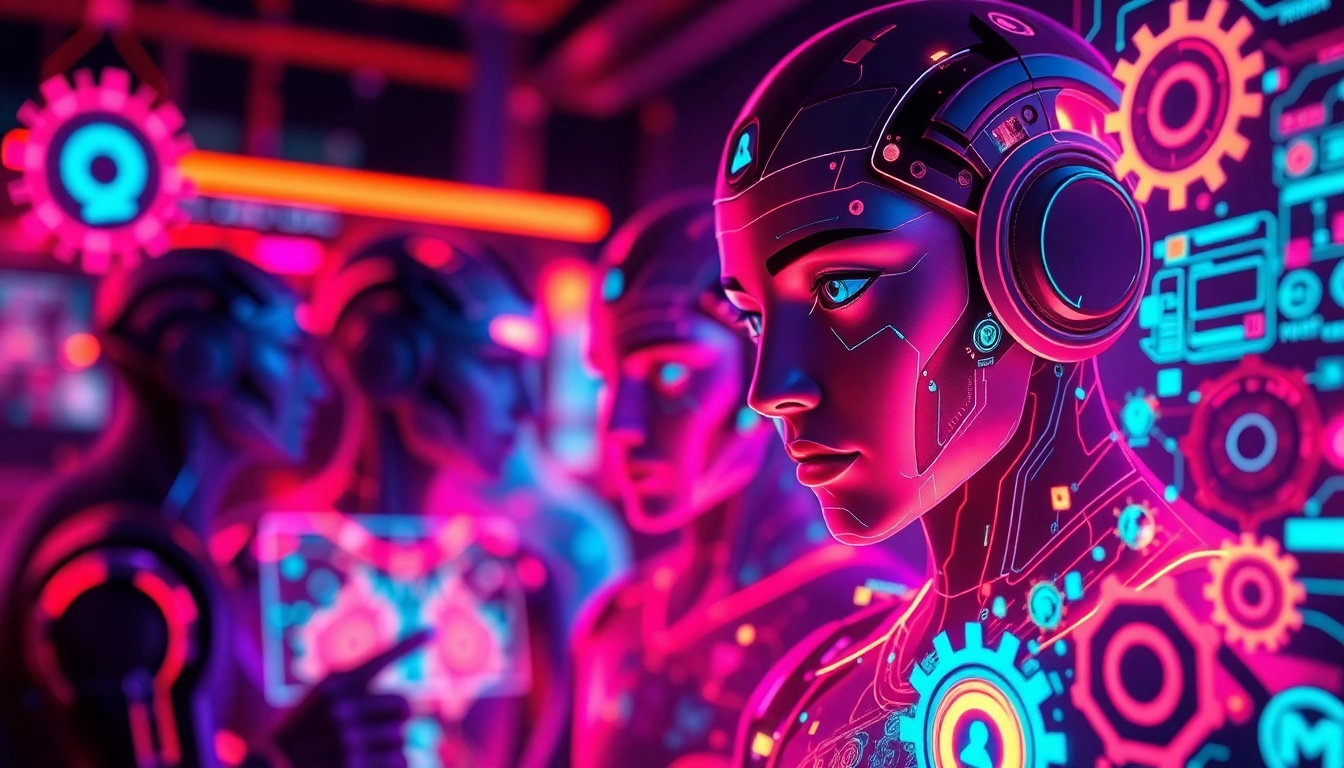 NSFW AI chat interface showcasing vibrant colors and innovative designs.