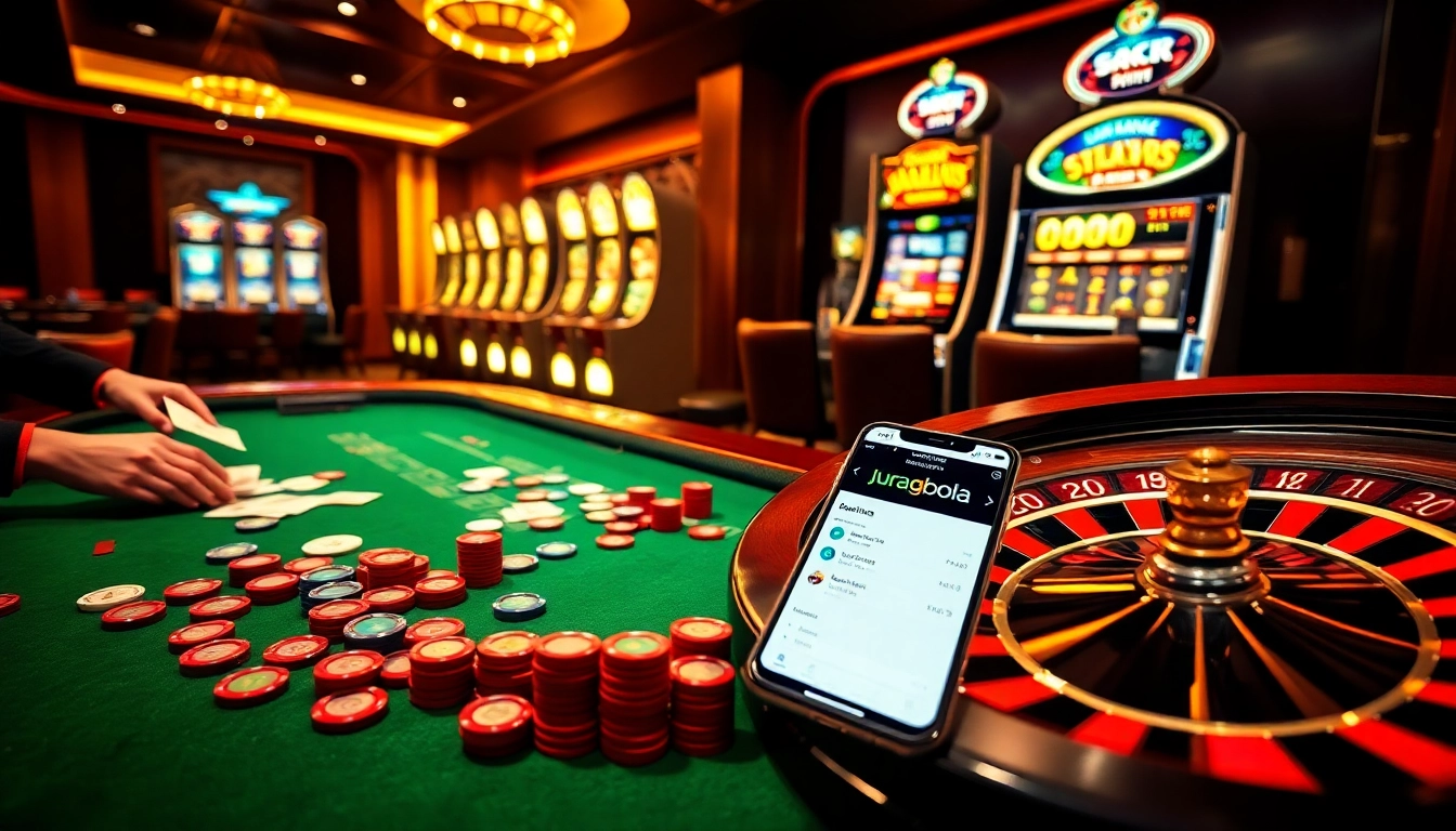 Engaging juraganbola poker game showcasing strategic chip stacking and live betting interface