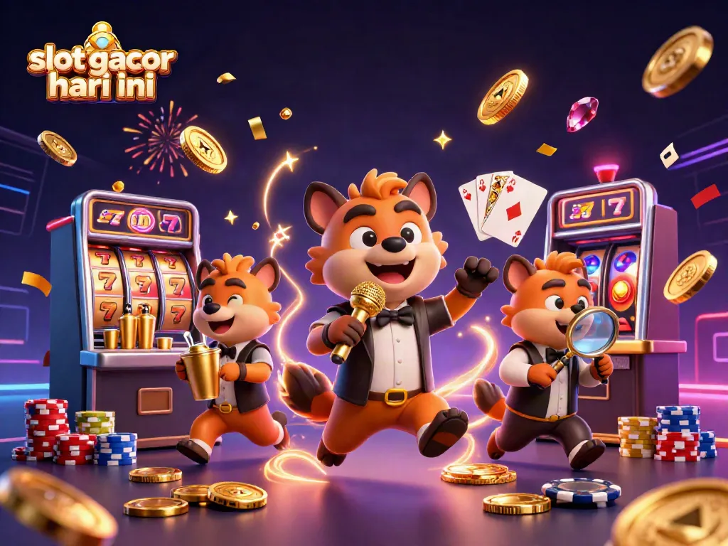 Slot gacor hari ini: Menggoda keberuntungan di kasino virtual dengan hyena lucu yang beraksi.