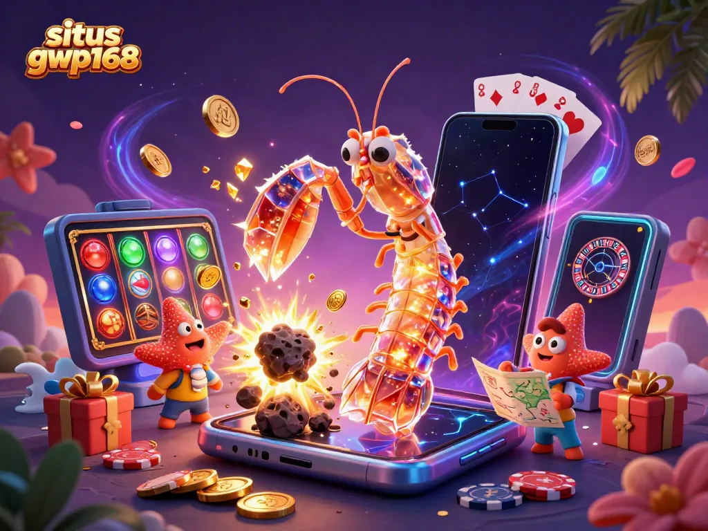 Slot permainan menguntungkan dari situs gwp168 dengan makhluk 3D yang memukau.