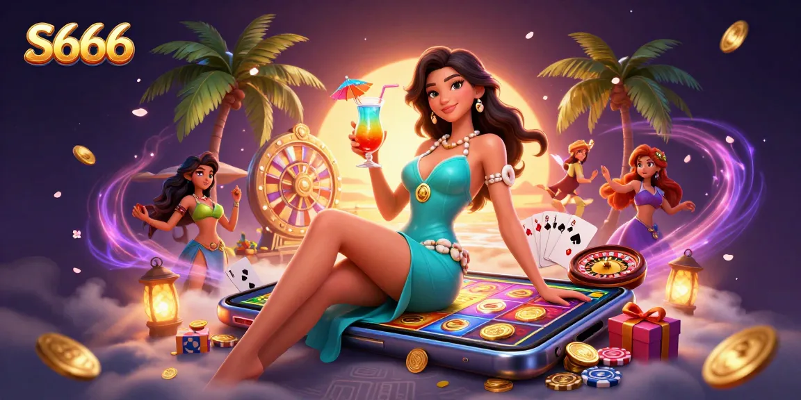 S666 offers a vibrant casino experience, featuring games and prizes in a lively atmosphere.