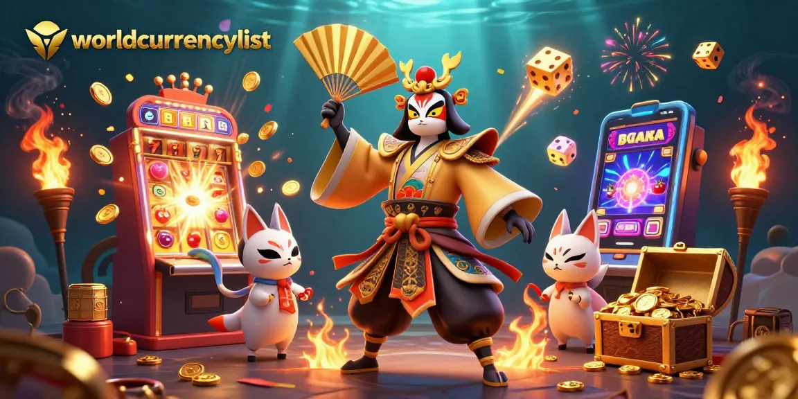 Experience the thrill of gaming with worldcurrencylist's vibrant casino illustration featuring dynamic characters and gameplay elements.