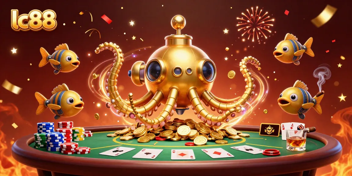 Experience thrilling gaming adventures at lc88, where golden kraken and poker elements create excitement.
