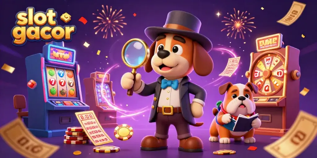 Immerse in vibrant slot gacor action with energetic characters and dynamic casino elements.