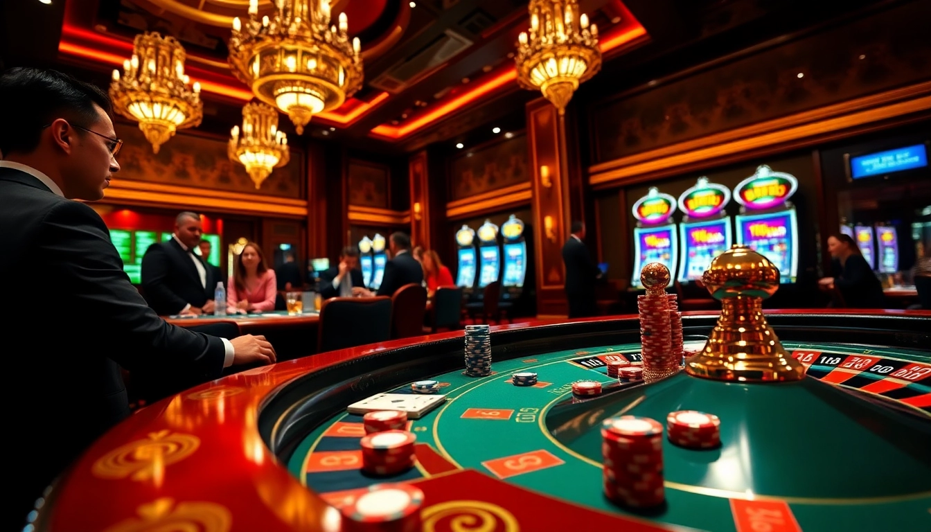 Experience the thrill of GG88 live gaming with an exciting poker table and vibrant casino atmosphere.