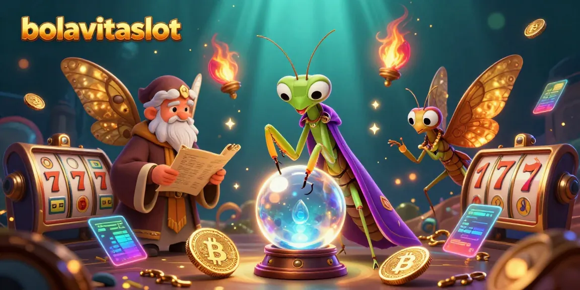 Spin and win at bolavitaslot with a mystical fortune teller and iconic slot symbols.