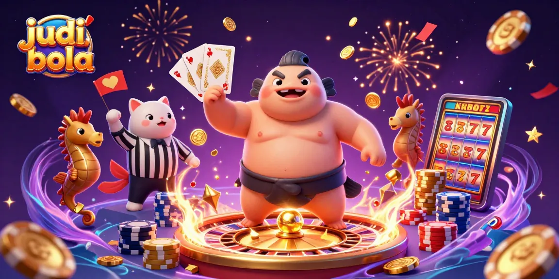 Bet on judi bola with vibrant fugu fish spectacle while winning big in a casino atmosphere.