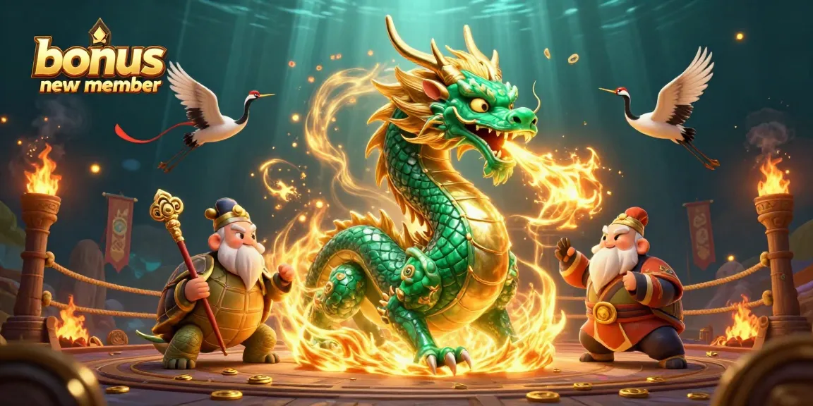 Join the fun with the bonus new member offer in a vibrant casino scene filled with excitement.