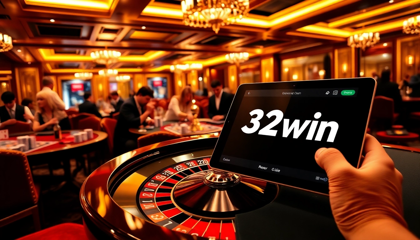 Experience the thrill at 32win's online tables with players betting on vibrant games.