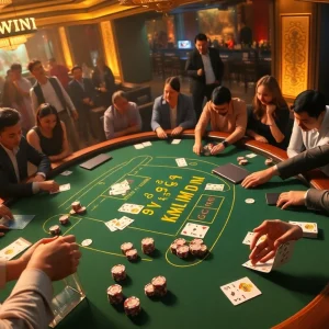 Experience thrilling gameplay at https://kkwin.co.com/ with high-stakes poker action and engaging casino atmosphere.