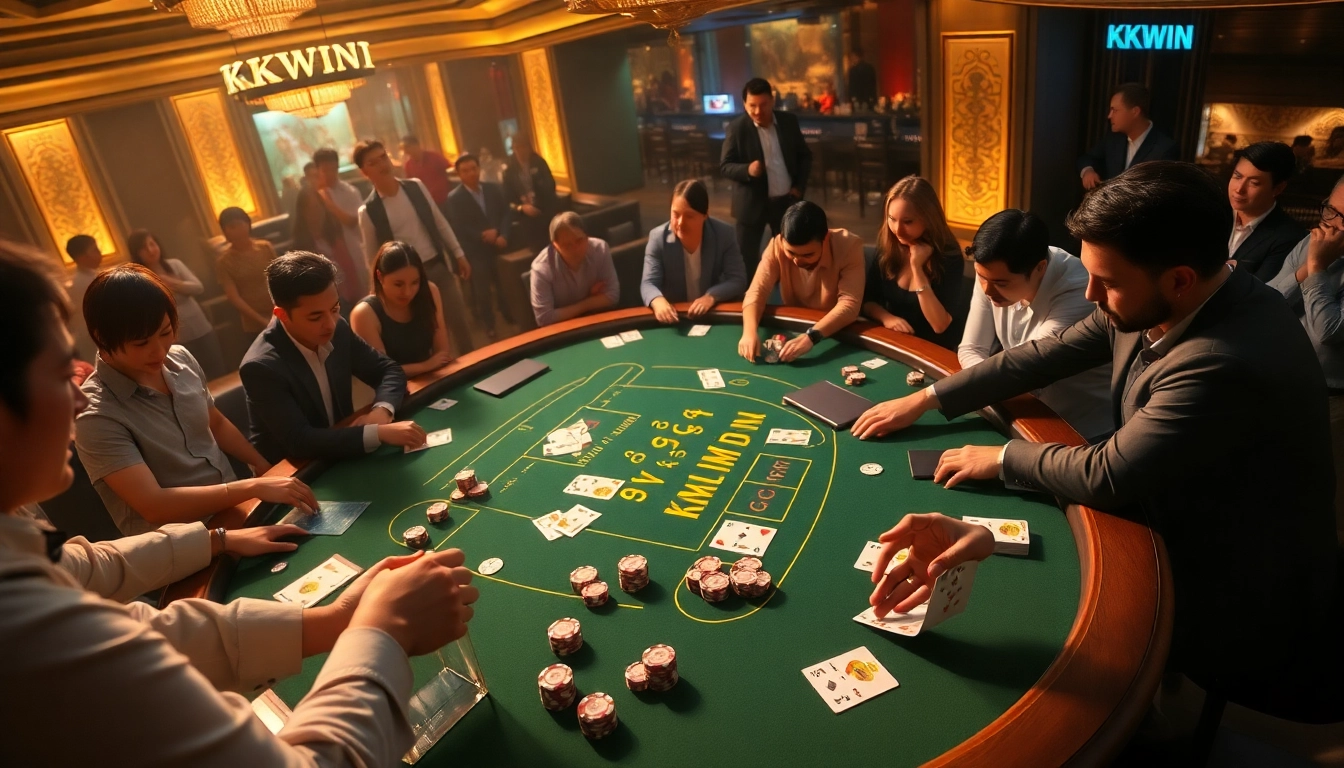 Experience thrilling gameplay at https://kkwin.co.com/ with high-stakes poker action and engaging casino atmosphere.
