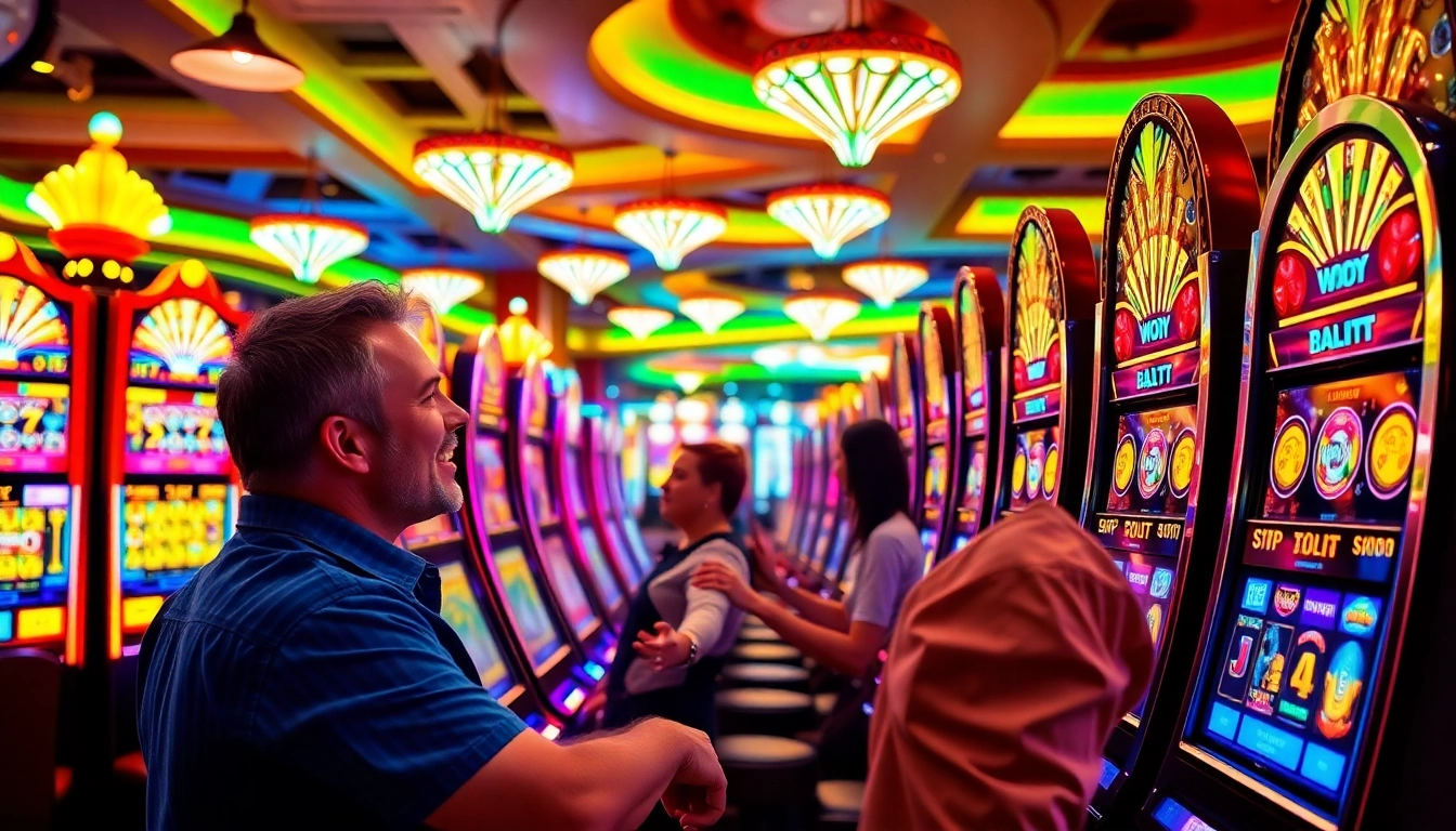 Mendapatkan kemenangan besar pada mesin slot maxwin di kasino yang meriah.