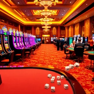 Players enjoying thrilling games at https://vnloto.nl/ with vibrant casino elements and exclusive promotions.