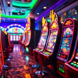 Engaging scene showcasing hoki138 online slot gaming interface with vibrant colors.