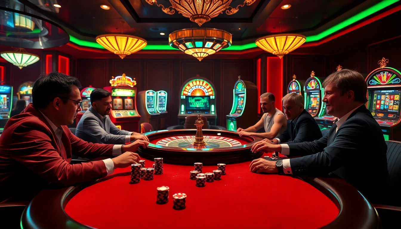 Experience high-stakes gaming with https://ih7777.com.br/ at a luxurious poker table.