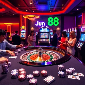 Experience thrilling gameplay at Jun 88 with professional casino action.