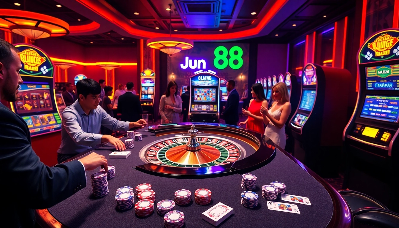 Experience thrilling gameplay at Jun 88 with professional casino action.