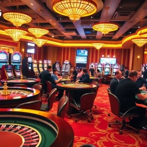 Experience the excitement at GG88 with dynamic casino tables and players in action.