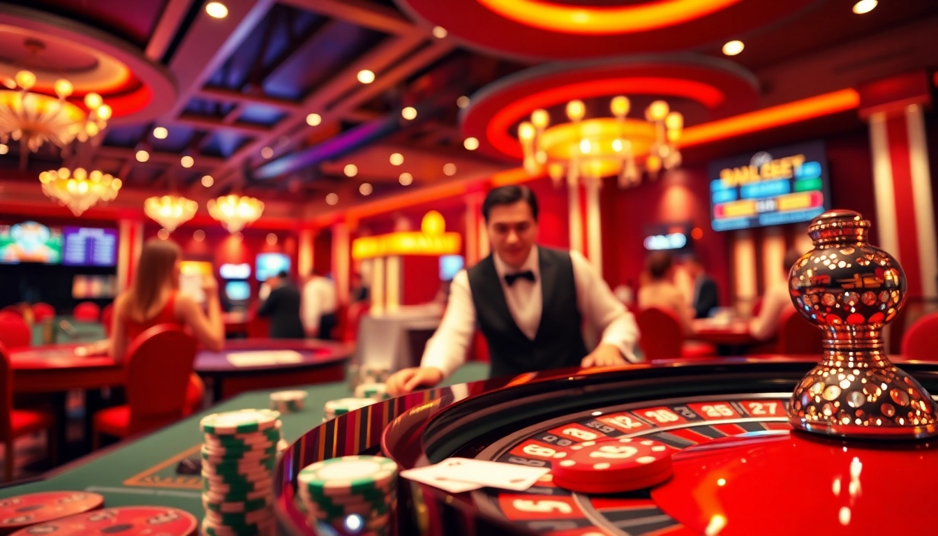 에볼루션 카지노에서 딜러와 플레이어의 상호작용을 강조한 화기애애한 카지노 환경