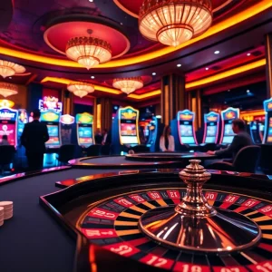 Players enjoying games at THABET casino, showcasing thrilling gambling action.