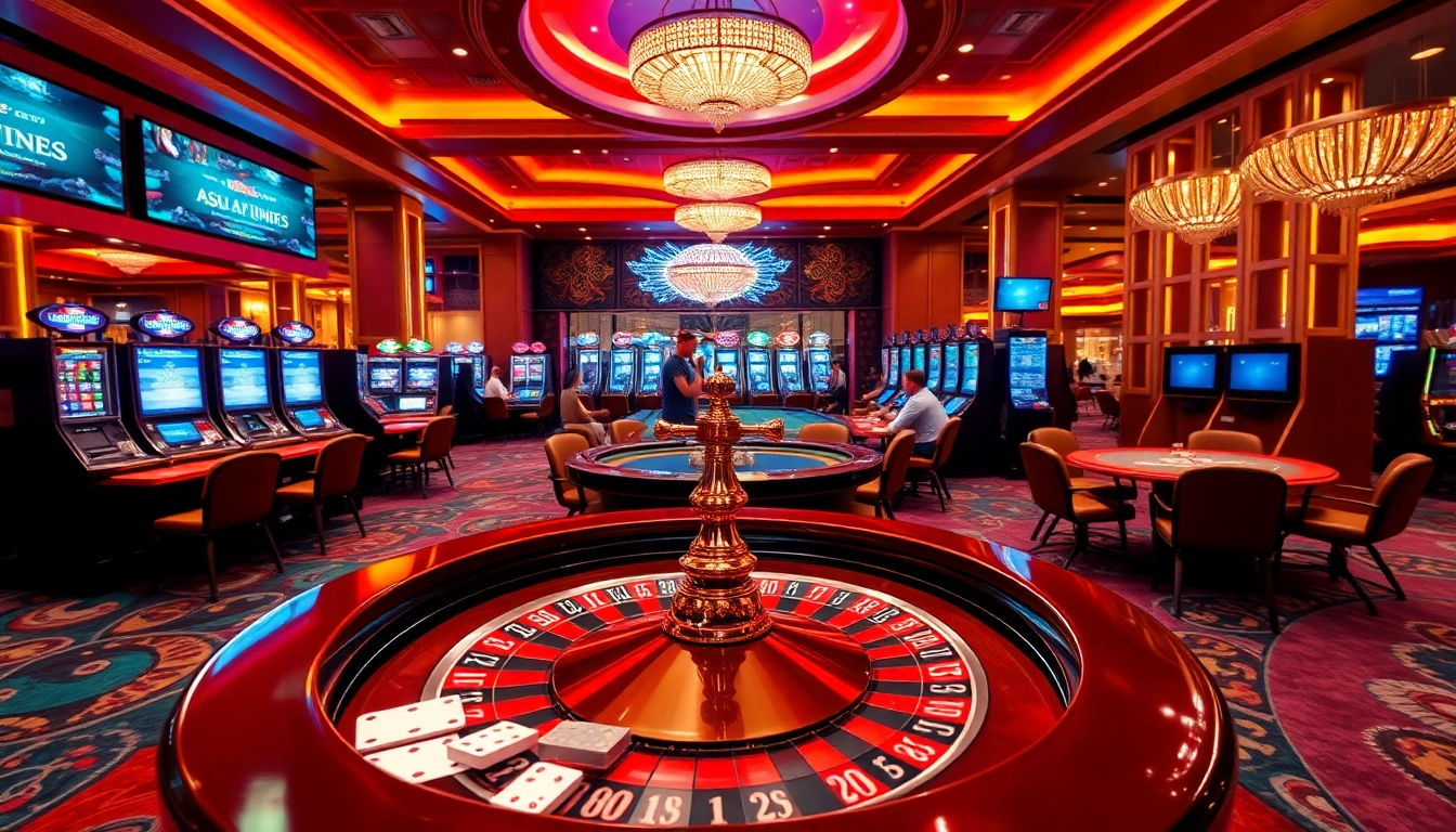 Experience the thrill of high-stakes gaming at https://f168.faith/ with vibrant casino scenes filled with betting action.