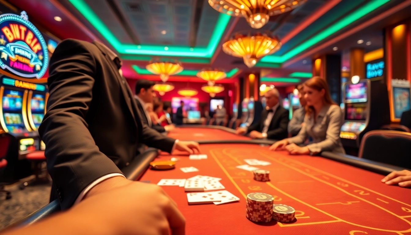 Experience luxury gambling thrills at https://hanoiculturetravel.com/ featuring an exciting blackjack table.