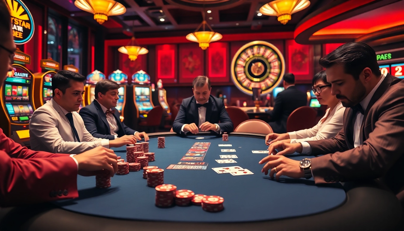 Experience high-stakes poker action at https://rr88co.net/ with vibrant casino scenes and thrilling gameplay.