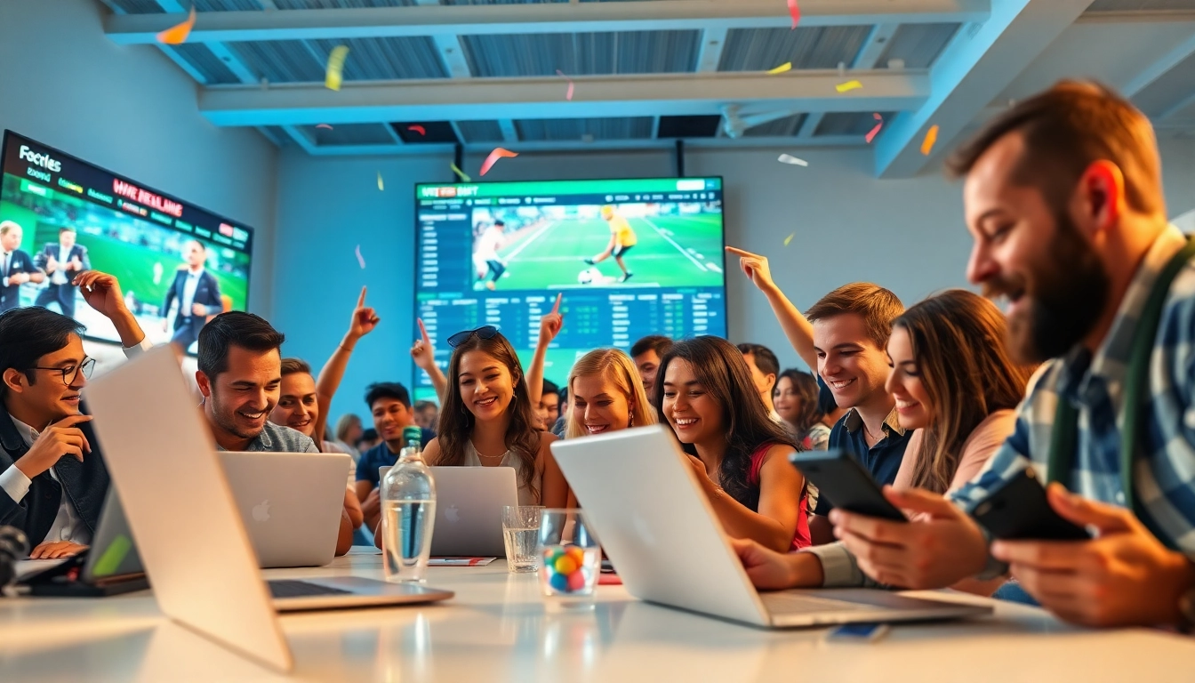 Engaging participants at https://789bet.events/ during an online betting event with vibrant digital displays.