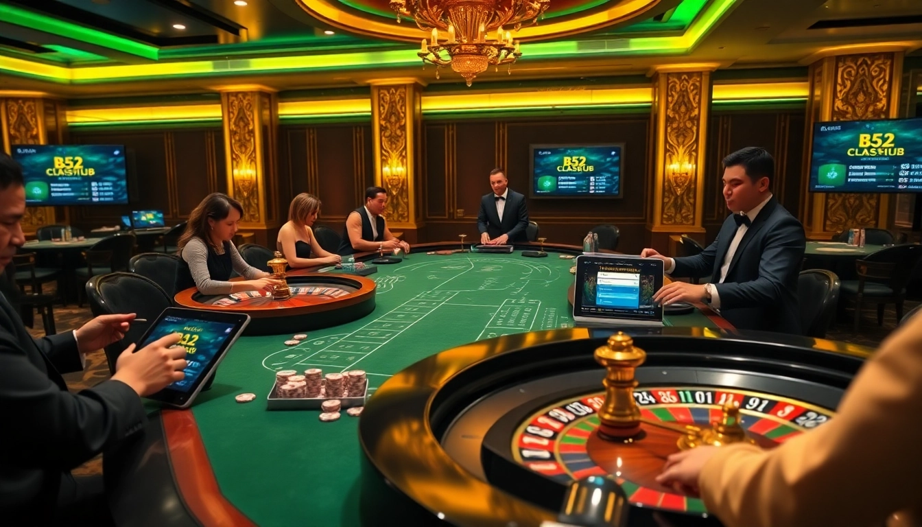 Engage with the luxurious ambiance of B52's casino, featuring players logged in with dang nhap b52 for thrilling games.