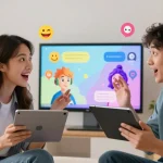 Interactive nsfw ai chat with custom avatars in a vibrant digital environment.